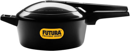 Futura by Hawkins Hard Anodized Pressure Cooker 2L to 9L Black Cooker for Everyday Cooking
