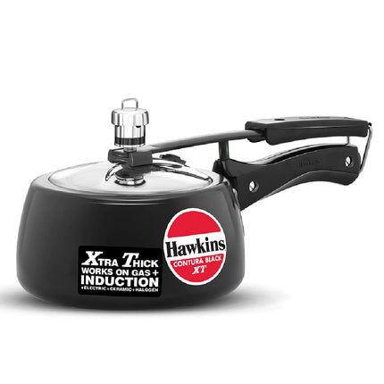 Hawkins Contura Xtra Thick Hard Anodized Pressure Cooker 1.5L to 6.5L Induction Gas Electric Compatible