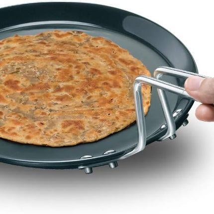 Hawkins Futura Hard Anodised Flat Tava 22cm and 26cm Aluminium Griddle for Roti Dosa Paratha