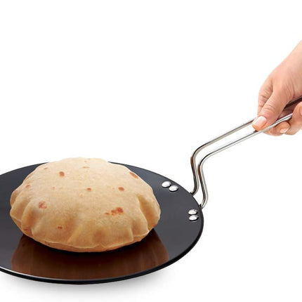 Hawkins Futura Hard Anodised Roti Tava 24cm Aluminium Griddle for Roti Chapati Paratha