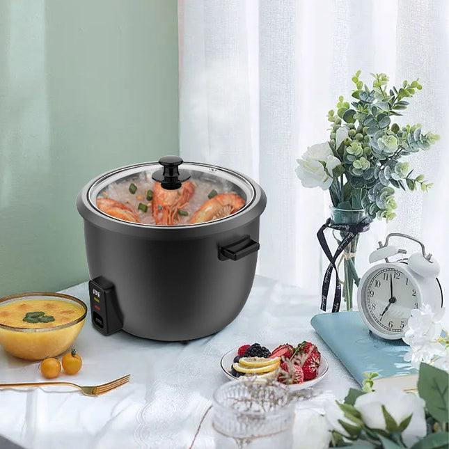 Winning Star Electric Rice Cooker Non-Stick Inner Pot Glass Lid 4L 700W or 6L 1000W Automatic Keep-Warm Function