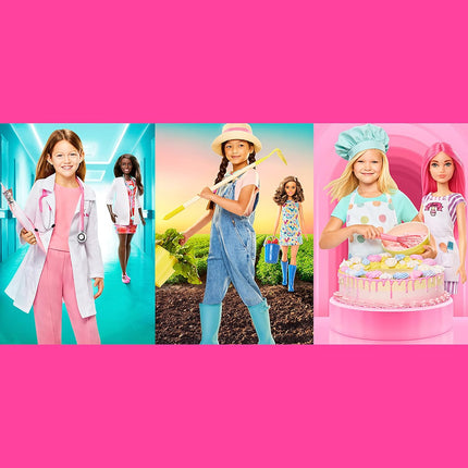 Barbie You Can Be Anything Career Doll Assortment – Profession Outfits & Accessories, Inspires Big Dreams (Styles May Vary) – DVF50