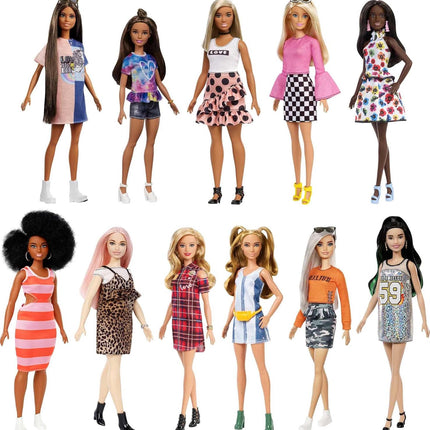 Barbie Fashionistas Doll Assortment – Diverse Fashion Dolls Celebrating Inclusivity (Styles May Vary) – FBR37