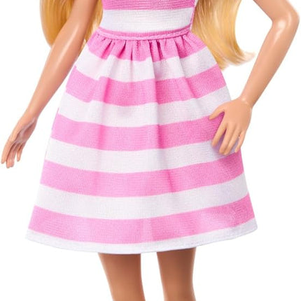Barbie 65th Anniversary Collector Doll – Signature Iconic Style, Premium Collectible Fashion Doll for Kids & Fans – HTH66