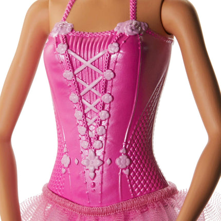 Barbie Ballerina Doll – Blonde with Removable Pink Tutu, Sculpted Toe Shoes & Ballet Arms, Dance Fashion Doll – GJL59