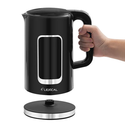 Lexical Germany 1.7L Electric Kettle | 2200W Rapid Boil | LED Touch Display | Temperature Control | EU Plug
