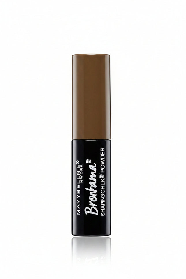 Maybelline Brow Drama Shaping Chalk Powder No.130 Dark Blonde Velvet Eyebrow Powder for Natural Distinctive Eyebrows with Soft Contours