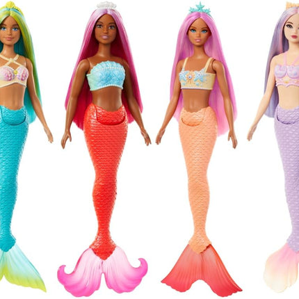 Barbie Fashionistas Curvy Doll – Vibrant Blue Hair & Floral Outfit, Inclusive Body Type Fashion Doll – HRR02