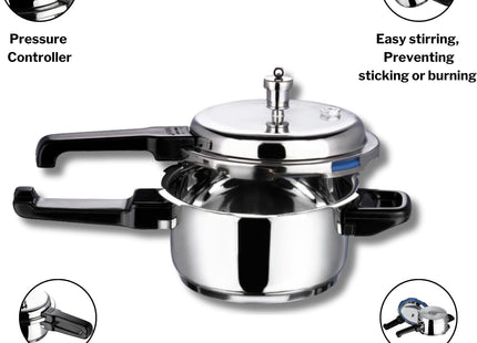 Vinod Stainless Steel Outer Lid Pressure Cooker