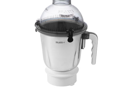 Sujata Dome Steel Jar, 1500 ml, (White)