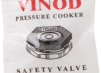 Vinod Pressure Cooker Safety Valve, Small, Aluminum Color