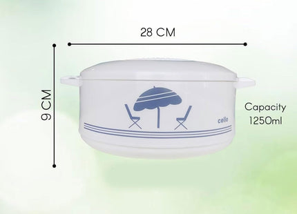 Cello CE-1.5L Chef Deluxe Hot-Pot Insulated 1.5 Litre Casserole Warmer/Cooler with hard thick base, 1500ml