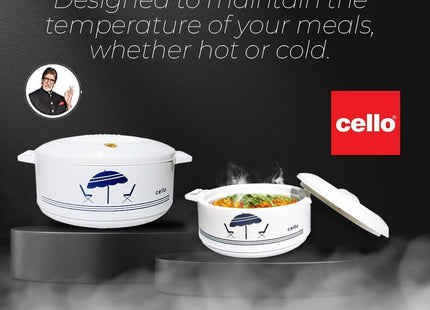 Cello CE-1.5L Chef Deluxe Hot-Pot Insulated 1.5 Litre Casserole Warmer/Cooler with hard thick base, 1500ml