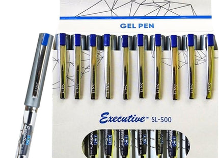 Linc Executive SL-500 & Shine Sparkle Gel Pens Pack of 10 Fine Point Assorted Colours