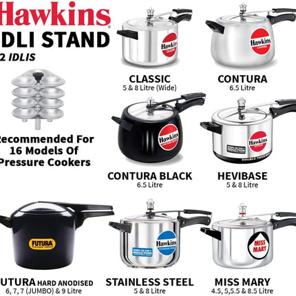 Hawkins G10 stojan na Idli do tlakového hrnce, 5 , 3litrový