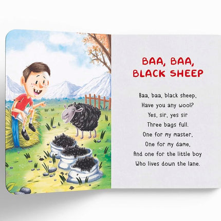 Nursery Rhymes Board Book (My First Book Series): Illustrated Classic Nursery Rhymes