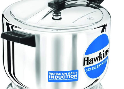 Hawkins Stainless Steel Induction Compatible Pressure Cooker, Silver