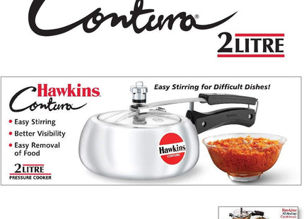 HAWKINS Contura Pressure Cooker, Small, Aluminum, Silver