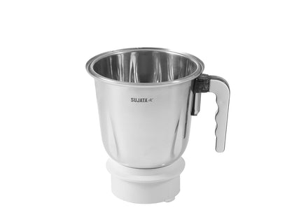 Sujata Dome Steel Jar, 1500 ml, (White)