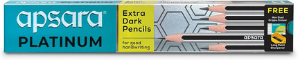 Apsara Platinum Extra Dark Pencils - Pack Of 10