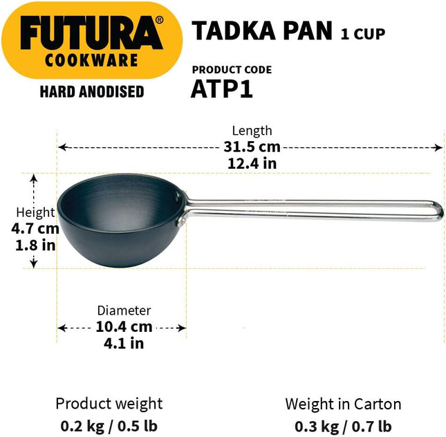 Hawkins Futura Hard Anodised Pan – Black Non-Stick Cookware