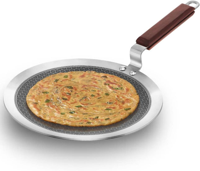 Hawkins 26 cm Triply Stainless Steel Nonstick Paratha Tava
