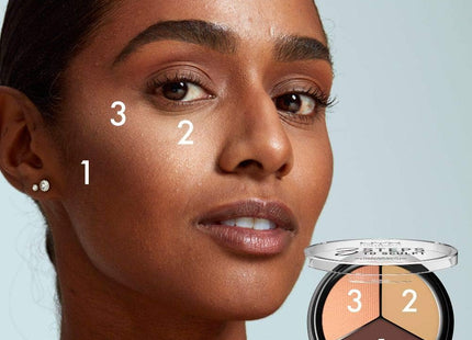NYX Professional Makeup 3 Steps To Sculpt Face Sculpting Palette – Medium, 0.079 kg