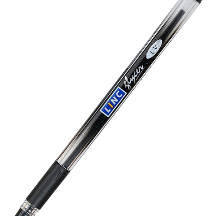 Linc 0.6 mm Glycer Smooth Ball Pen | Black Ink | Set of 10