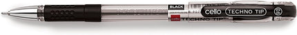 Cello Technotip Ball Pen Set - Pack of 10 (Black)