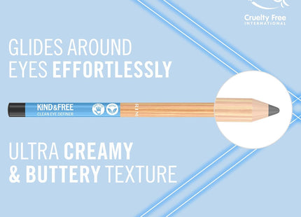 Rimmel Kind & Free Pitch Black Eyeliner – Clean, Bold & Effortless Definition