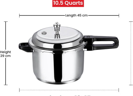 Vinod Stainless Steel Outer Lid Pressure Cooker