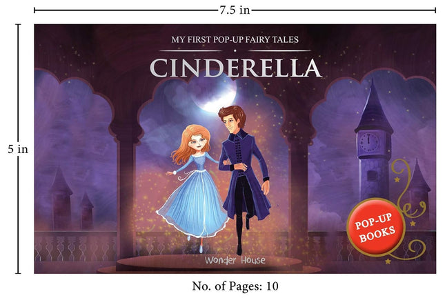 My First Pop Up Fairy Tales for Kids – Cinderella & Little Red Riding Hood