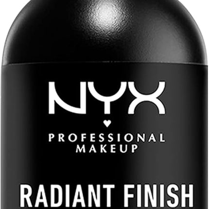 NYX Professional Makeup Radiant Finish Setting Spray 50ml Long-Lasting Makeup Fixing Spray, Dewy Radiant Finish, Lightweight & Vegan Formula, All Skin Types