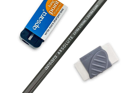 Apsara Absolute Extra Dark Pencils - Pack Of 10