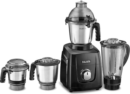 Sujata MG03 900W Mixer Grinder with Juice Extractor and Jars