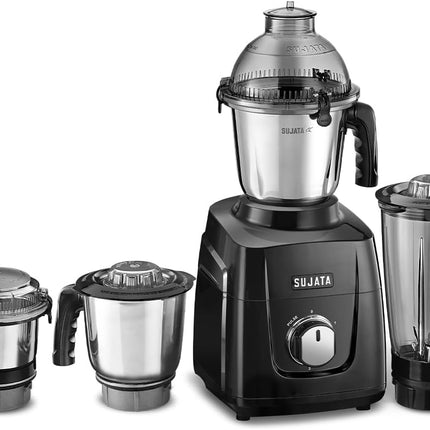Sujata MG03 900W Indian Mixer Grinder Juice Extractor for Grinding Blending and Indian Cooking