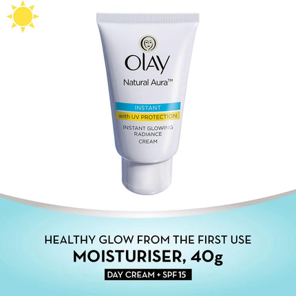 Olay Natural White Natural Aura Day Cream 40ml Face Moisturiser Brightening Cream