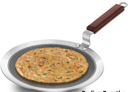 Hawkins 26 cm Triply Stainless Steel Nonstick Paratha Tava