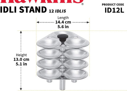 Hawkins G10 Idli Stand for Pressure Cooker, 5 , 3 -Liter