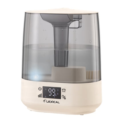 Lexical Germany 6L Ultrasonic Cool Mist Humidifier 3 Mist Levels Sleep Mode 12-Hour Timer EU Plug