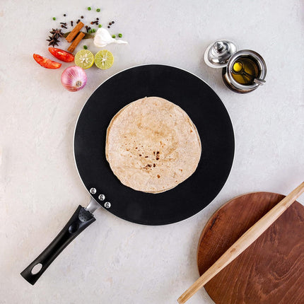 VINOD Non Stick Dosa Tawa 10.5 Inch Aluminium Griddle Pan PFOA Free Tawa Dosa Roti Chapati Pancakes Crepes