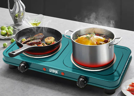 Winning Star Hot Plates Collection | Hot Plate 15.5cm 1000W EU Plug Silver 2 burners, 15.5cm + 15.5cm, Hot Plate 15.5cm 1000W UK Plug Silver 2 burners, 15.5cm + 15.5cm, Single Burner Hot Plate 15.5cm burner 1000W EU Plug Silver, Single Burner Hot...