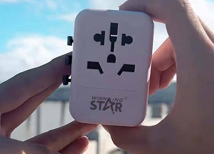 Winning Star Extension Sockets & Plug Adapters Collection | Power Socket Adapter 4 outlets 2500W 2 USB 1 Type-C 4 outlets + 2 USB + 1 Type-C, 3m cable, Power Socket Adapter 4 outlets 2500W EU Plug Silver 4 outlets, 5m cable, Power Socket Adapter...