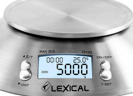 Lexical Scales Collection | Body Fat Scale With Bluetooth 3kg-180kg weight range, Kitchen Scale 1g-5000g Digital Scale | Models LBS-4372, LKS-4310 | Body Scale | Weight Scale | Accurate Weighing