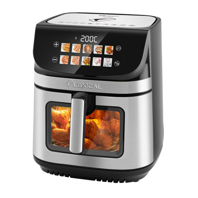 Lexical Germany Digital Air Fryer 1600W 2350W 9L 12L Touch Control LED Display Kitchen Appliance