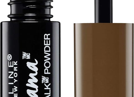 Maybelline Brow Drama Shaping Chalk Powder No.130 Dark Blonde Velvet Eyebrow Powder for Natural Distinctive Eyebrows with Soft Contours