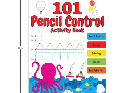 101 Pencil Control Activity Book For Kids: Tracing Practise Book Age 2+