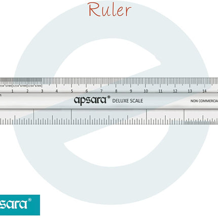 Apsara Platinum 5 Pieces Writing Kit - Pencils + Eraser + Sharpener + Ruler + ZOFAX Black Ball Pen