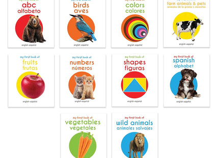 My First Early Learning Board Book Library for Babies & Toddlers | 5, 10 or 20 Book Box Sets