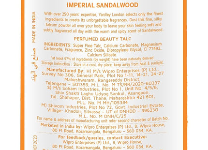 Yardley London - Imperial Sandalwood Talc for Women, 250g